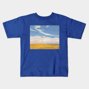 Prairie After Storm by Maynard Dixon Kids T-Shirt